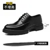 Zapatos de Cuero para Hombre Otoño Nuevo Estilo Británico Negocios Formales 7cm 9cm Suela Gruesa Casual Talla Grande Aumentan Altura Zapatos de Boda para Novio