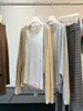 Conjunto de Camisa de Punto de Manga Larga Simple y Relajado Estilo Coreano con Protección Solar para Mujer, Conjunto de Dos Piezas: Chaleco de Verano y Camisa Cardigan de Manga Murciélago