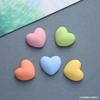 Creativo Lindo Tridimensional Color Morandi Corazón Imán de Refrigerador Foto Mensaje Fijo Calcomanía Magnética