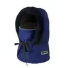Gorro Integrado con Bufanda-Mascarilla Transfronteriza para Mujer, Gorro de Algodón Grueso con Forro Polar para Invierno, Protección para Orejas, Cortavientos, Gorro Cálido para Ciclismo