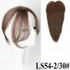 2.4 ¡Colores Dentro! Peluca de Flequillo Lateral Francés - Forma Estéreo 3D, 3 Clips Seguros y Antideslizantes, Rostro Refinado al Instante