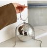 Bolsa Feminina Acrílico Transparente Exportação 2026 Novo Estilo Coreano Versátil Corrente Esférica Ombro Transversal Pequena para Meninas