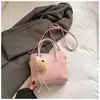 Bolso Pequeño de Moda Tendencia para Mujer 2026 Primavera Nuevo Estilo Elegante Bolso de Hombro Cruzado Bolso de Mano Casual para el Trabajo Bolso Cubo