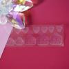 24 piezas de pegamento de gelatina transparente pasta de pegamento amarillo para uñas de uso en uñas herramienta de tableta de uñas siyin pasta de pegamento trasero pasta adhesiva de doble cara venta al por mayor