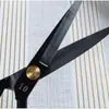 Aço manganês 65 corte alfaiate cabelo preto máquina de costura tesoura de alfaiate multi-tamanho tesoura de costura para roupas atacado