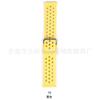 Adecuado para Huawei Gt7/6Pro Watch con Samsung Watch7 Correa Deportiva Hueca de Silicona Monocromática 20/22mm