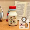 Nueva taza térmica de acero inoxidable 316, con un diseño creativo y artístico, perfecta para estudiantes, con un estilo de taza de leche portátil, lindo y adorable.