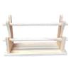 Estante de Exhibición de Joyería para Pulseras de Madera Maciza, Puesto de Múltiples Niveles, Estante Colgador de Pulseras y Relojes para Mercado Nocturno, Estante de Almacenamiento para Cuerda de Cabeza, Madera