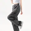 Pantalones de Trabajo de Secado Rápido Estilo Americano para Mujer, Pantalones Deportivos de Senderismo, Verano 2026 Nuevos Pantalones Casuales de Pierna Ancha de Cintura Alta