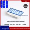Relógio tubo digital 0,36 polegadas quatro tubo digital branco brilhante 4 relógio led dispositivo de exibição de tubo digital