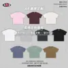 Camiseta Nueva Personalizada 190g Suelta Oversize para Hombre 100% Algodón Marca de Moda Manga Corta Lisa Color Sólido Camiseta Básica