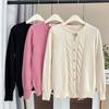 Outono/inverno 2024 nova versão coreana de 200kg gordinha menina moda design oco suéter plus size suéter feminino 5373