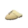 Pantuflas Retro de Piel Sintética con Suela Suave para Mujer, Para Usar en Exteriores, Nuevo Estilo 2026, Otoño/Invierno, Botas de Nieve, Sin Cordones, Forradas de Felpa, Pantuflas de Algodón Birkenstock
