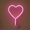 Suministro directo de fábrica lámpara de neón led creativa amor lámpara de escritorio romántica decoración de habitación dormitorio linterna lámpara de péndulo