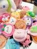 Nueva Linda Caricatura de Peluche Billetera para Monedas Estudiante Portátil Mini Bolsa para Auriculares Bolsa Multifuncional Colgante Pequeño Regalo