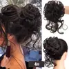 Peluca Estilo Europeo y Americano Moño para el Cabello Goma para el Pelo Moño Desordenado Moño Elástico Cómodo Moño Diario para el Cabello Comercio Exterior en Stock