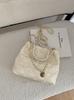 Bolso Cubo Texturizado de Moda Estilo Chanel, Bolso de Mano de Diseño Nicho para Mujer, Nuevo Modelo 2026 Bolso Cuadrado Pequeño con Cadena Cruzada