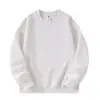 Outono transfronteiriço novo modelo 320G moletom de algodão chinês com gola redonda, estilo básico, corte solto, cor sólida, pulôver de manga comprida unissex, em estoque