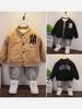Chaqueta para niño con forro polar, elegante para otoño e invierno 2025, nuevo abrigo de algodón de invierno para bebé, top moderno y versátil, personalización al por mayor