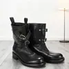 Botas de moda versátiles para mujer Otoño e Invierno 2026, punta redonda, adelgazantes, estilosas, elegantes, estilo británico, retro francés, nuevas botas de trabajo