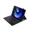 Funda Protectora de Teclado Bluetooth Adecuada para Lenovo Tab M9 Tb-310Fu Tb-310Xu Funda de Cuero para Teclado Inalámbrico