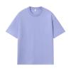 Camiseta de Manga Corta para Hombre de Algodón Puro 250g Talla Us Transfronteriza, Camiseta de Marca Moderna de Color Sólido Holgada, Ropa de Trabajo Unisex, Disponible Impresión de Logo Personalizado