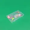 Caja rectangular de plástico transparente para accesorios de ferretería, caja de almacenamiento para equipo de pesca con señuelos, caja de embalaje para cuentas y productos pequeños
