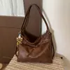 Bolso de Hombro Único Casual Retro para Mujer 2026 Nuevo Gran Capacidad PU Color Sólido para Viajar Doble Hombro Cruzado Bolso Tote