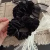 Elegante Scrunchie de Encaje con Lazo y Perlas para Mujer Coleta Atadura de Pelo Versátil Sencillo Accesorio para el Cabello para Moños Atadura de Pelo