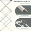 Perchero plegable de pie transfronterizo, extensible y retráctil, no requiere instalación, simple varilla de secado de ropa de tres niveles, venta al por mayor