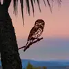 Suministro Transfronterizo de Estación Independiente Silueta de Pájaro Búho Colibrí Pájaro Carpintero Petirrojo Serie Silueta de Pájaro Enchufe para Jardín