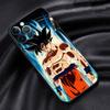 Funda para iPhone 16 de comercio exterior japonés, nueva funda de teléfono de moda de Anime Dragon Ball para hombre Goku Saiyan