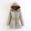 Abrigo grueso coreano de invierno 2023, chaqueta larga con capucha y acolchado de algodón de talla grande, abrigo de lana de cordero de gamuza, abrigo acolchado de algodón para mujer
