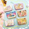 Monedero de PU creativo y lindo con diseño transfronterizo, estuche biológico para llaves, monedero, mini bolso para niños, billetera pequeña