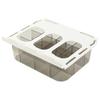Caja de almacenamiento de ropa interior con cajón oculto para guardarropa, calcetines, ropa interior, sujetadores, cesta para ropa interior con compartimentos divididos para el hogar.