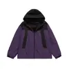 Chaqueta Cálida Estilo Montaña Tai Le Xing con Forro Polar, Abrigo de Algodón, Chaqueta Cortavientos con Cremallera para Exteriores de Otoño e Invierno.