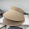 Sombrero de Sol de Verano para Mujer con Ala Ancha para Ciclismo, Protección Solar, Protección UV, Sombrero de Sol con Parte Superior Abierta