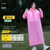 Impermeable y poncho desechables, estilo largo, protección de cuerpo completo contra lluvia intensa, engrosados para hombres y mujeres, adecuados para viajes al aire libre, portátiles para senderismo
