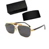 Gafas de Sol de Diseñador de Lujo para Hombres y Mujeres, Gafas de Sol Más Vendidas, Gafas de Sol Cuadradas Retro con Protección UV400 58Y