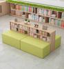 Estante de armazenamento criativo biblioteca sofá livro de imagens biblioteca leitura descanso armazenamento escola escritório corredor arco em forma