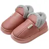Zapatos de Algodón para Mujer 2025 Invierno Uso en Casa Interior y Exterior Antideslizantes Cálidos Forrados de Felpa Zapatos de Algodón para Pareja para Hombre