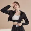 Ropa de Yoga en Oferta para Mujer, Nuevos Tops Redondos para Correr y Fitness, Ropa de Entrenamiento Ajustada de Manga Larga, Chaquetas Deportivas al por Mayor