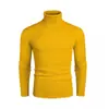 Suéter de cuello alto a rayas para hombre de otoño e invierno transfronterizo de Amazon, suéter de punto cálido ajustado estilo europeo y americano
