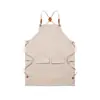 Comercio Exterior Transfronterizo Lona Gruesa Impermeable a Prueba de Aceite Delantal Doméstico Delantal de Trabajo para Cocina y Jardinería Venta al por Mayor con Logo Personalizable