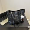 Bolso de Gran Capacidad para Mujer 2024 Nuevo Casual Trabajo Bolso de Hombro Alto Sentido Clase Estudiantes Universitarios Bolso Tote para Ir al Trabajo