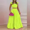 2026 Moda Transfronteriza Europea y Americana para Mujer Conjunto de Dos Piezas: Top de Color Sólido de Estilo Casual de Moda para el Trabajo, Falda Larga Holgada de Cintura Alta