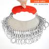 Llavero Anillo Acero Inoxidable Disco para Llaves Disco con Marcador Gestión Almacenamiento Artefacto Llavero Colgador de Llavero