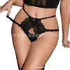 Fornecimento Exclusivo Transfronteiriço de Tanga Sexy de Renda Sem Tirar, Roupa Íntima Estrangeira Sedutora e Quente Mais Vendida da Amazon em Estoque