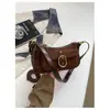 Bolsa de ombro retrô de alta qualidade para mulheres, nova coleção 2026, bolsa de mão de luxo nicho, bolsa de ombro, bolsa transversal para o outono/inverno