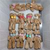 Boneca de Pelúcia Boneca Marrom 5cm Cabeça de Urso de Pelúcia Decoração Acessórios de Vestuário Suprimento para Presente de Evento Atacado